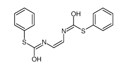 N,N'-Vinylenebis(thiocarbamic acid)S,S'-diphenyl ester structure