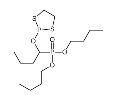 [1-[(1,3,2-Dithiaphospholan-2-yl)oxy]butyl]phosphonic acid dibutyl ester结构式