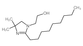 1H-Imidazole-1-ethanol, 4, 5-dihydro-4,4-dimethyl-2-nonyl- picture