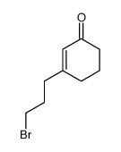 3-(3-bromopropyl)-2-cyclohexen-1-one Structure