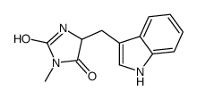 5-(3-indolylmethyl)-3-N-methylhydantoin结构式