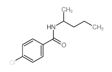 Benzamide,4-chloro-N-(1-methylbutyl)-结构式