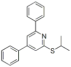 2-(1-Methylethylthio)-4,6-diphenylpyridine结构式