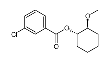 trans-2-methoxycyclohexyl m-chlorobenzoate Structure