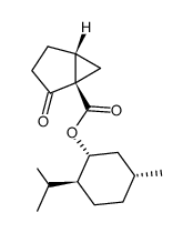 (-)-menthyl (1R,5R)-2-oxobicyclo[3.1.0]hexane-1-carboxylate Structure