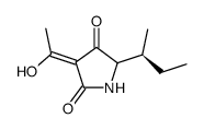 (3Z,5S)-3-(1-Hydroxyethylidene)-5-[(S)-1-methylpropyl]-2,4-pyrrolidinedione picture