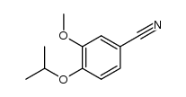 4-isopropoxy-3-methoxy-benzonitrile结构式