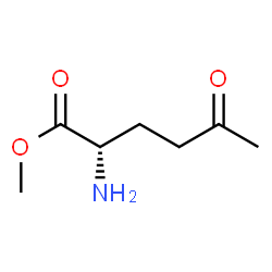 Norleucine,5-oxo-,methyl ester structure