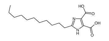 2-undecyl-1H-imidazole-4,5-dicarboxylic acid Structure