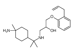 1-(2-allylphenoxy)-3-((1-amino-4-menthane-8-yl)amino)-2-propanol Structure