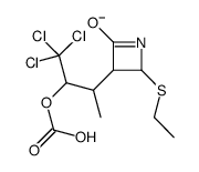 [1,1,1-trichloro-3-(2-ethylsulfanyl-4-oxoazetidin-3-yl)butan-2-yl] carbonate Structure