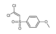 1-(2,2-dichloroethenylsulfonyl)-4-methoxybenzene Structure