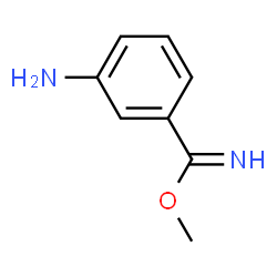 Benzenecarboximidic acid, 3-amino-, methyl ester (9CI) structure