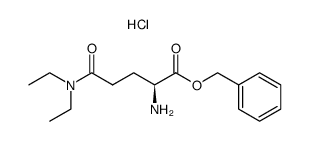 benzyl N,N-diethyl-(S)-glutaminate hydrochloridee Structure