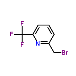 2-(溴甲基)-6-(三氟甲基)吡啶结构式