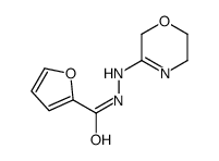 N'-(3,6-dihydro-2H-1,4-oxazin-5-yl)furan-2-carbohydrazide结构式