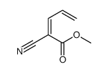 2-Cyano-2,4-pentadienoic acid methyl ester结构式