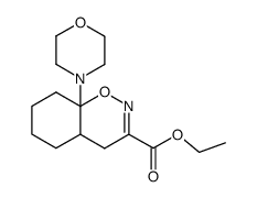 Ethyl 8a-morpholino-1-oxa-2-aza-1,4,4a,5,6,7,8,8a- octahydronaphthalene-3-carboxylate Structure