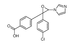 4-[2-(4-chlorophenyl)-3-imidazol-1-yloxiran-2-yl]benzoic acid Structure
