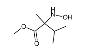 Valine, N-hydroxy-2-methyl-, methyl ester (9CI) Structure