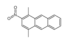 1,4-dimethyl-2-nitroanthracene结构式