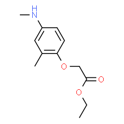Acetic acid, [2-methyl-4-(methylamino)phenoxy]-, ethyl ester (9CI) picture