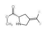 L-Proline, 4-(difluoromethylene)-, methyl ester (9CI) structure