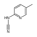 (5-methylpyridin-2-yl)cyanamide结构式