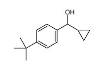 4-tert-butyl-alpha-cyclopropylbenzyl alcohol结构式