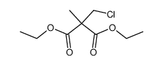 diethyl (chloromethyl)methylmalonate结构式