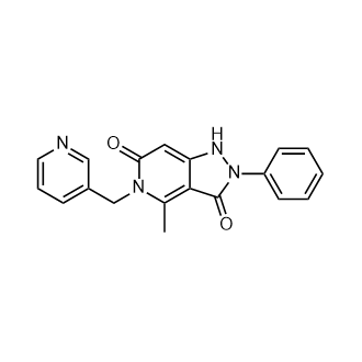 4-Methyl-2-phenyl-5-(3-pyridinylmethyl)-1H-pyrazolo[4,3-c]pyridine-3,6(2H,5H)-dione picture