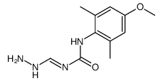 1-(hydrazinylmethylidene)-3-(4-methoxy-2,6-dimethylphenyl)urea结构式