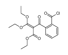 ethyl 2-(2-(chlorocarbonyl)benzoyl)-3,3-diethoxyacrylate结构式