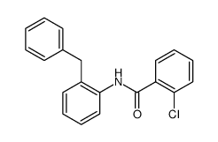 Benzamide, 2-chloro-N-[2-(phenylmethyl)phenyl] Structure