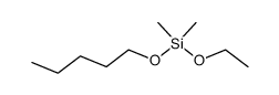 ethoxydimethyl(pentyloxy)silane Structure