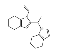 N-vinyl-2-<1-(4,5,6,7-tetrahydroindol-1-yl)ethyl>-4,5,6,7-tetrahydroindole结构式