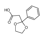3-(ethylenedioxy)-3-phenylpropanoic acid Structure