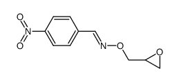 O-(2,3-epoxypropyl)-4-nitrobenzaldoxime结构式