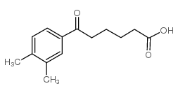 6-(3,4-dimethylphenyl)-6-oxohexanoic acid结构式