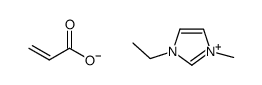 1-ethyl-3-methyl-1H-imidazol-3-ium acrylate Structure