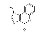 1-ethylchromeno[3,4-d]imidazol-4-one结构式
