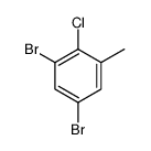 2-Chloro-3,5-dibromotoluene Structure