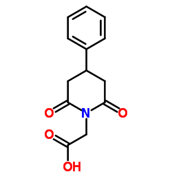 (2,6-DIOXO-4-PHENYL-PIPERIDIN-1-YL)-ACETIC ACID Structure