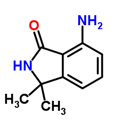 7-Amino-3,3-dimethyl-1-isoindolinone Structure