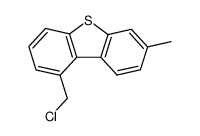 1-chloromethyl-6-methyldibenzothiophene Structure