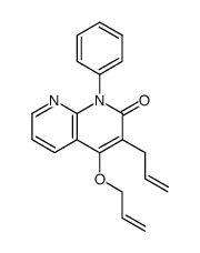 3-allyl-4-(allyloxy)-1-phenyl-1,8-naphthyridin-2(1H)-one结构式