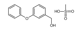 methanesulfonic acid,(3-phenoxyphenyl)methanol结构式