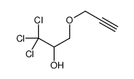 1,1,1-trichloro-3-prop-2-ynoxypropan-2-ol结构式