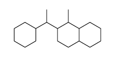 2-(1-cyclohexylethyl)-1-methyl-1,2,3,4,4a,5,6,7,8,8a-decahydronaphthalene Structure