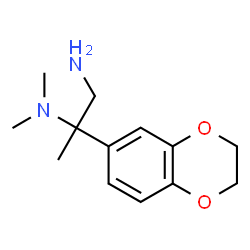 1,2-Propanediamine,2-(2,3-dihydro-1,4-benzodioxin-6-yl)-N2,N2-dimethyl-结构式